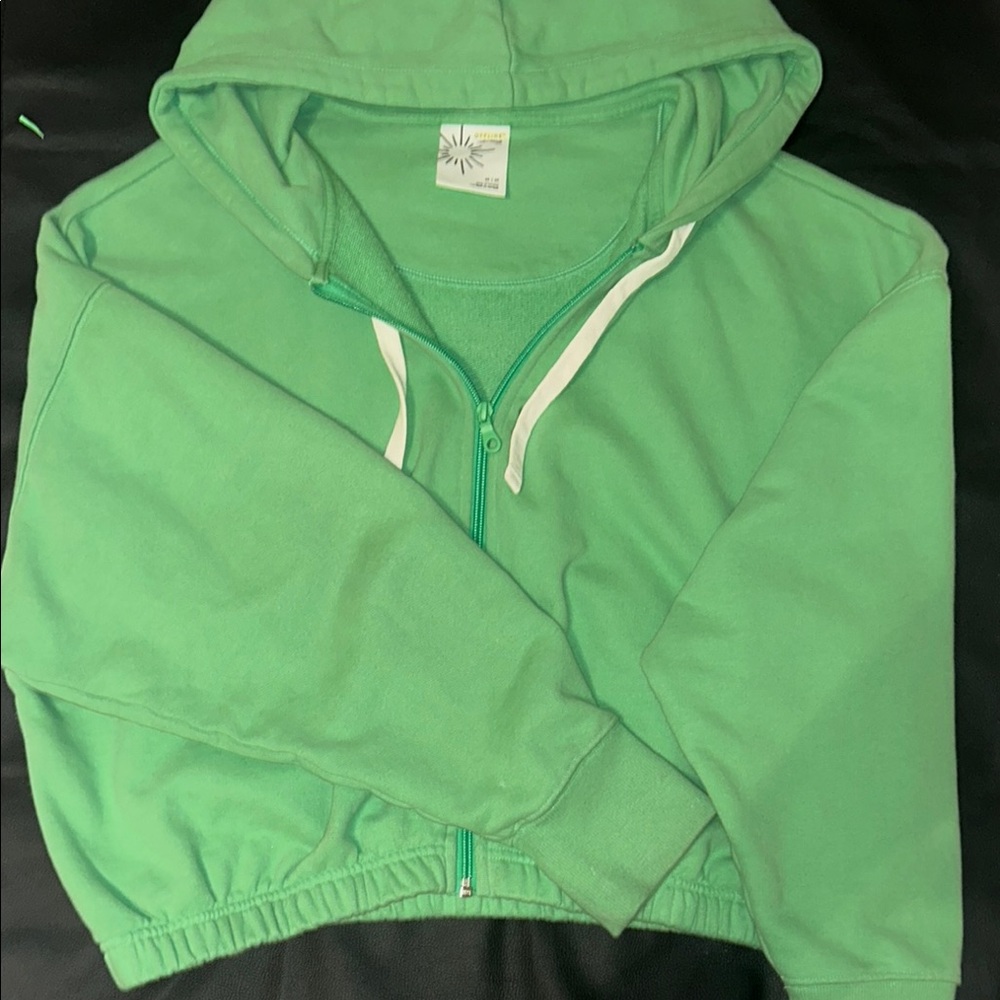 Green Women's Hoodie Jacket